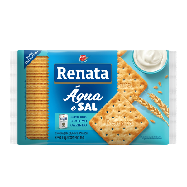 BISCOITO RENATA AGUA E SAL 360G
