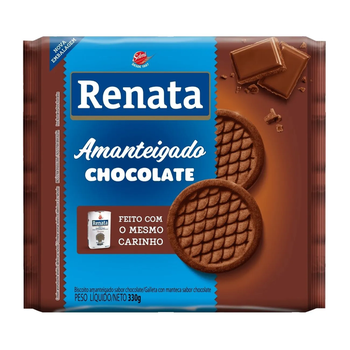 BISCOITO RENATA AMANTEIGADO CHOCOLATE 330G