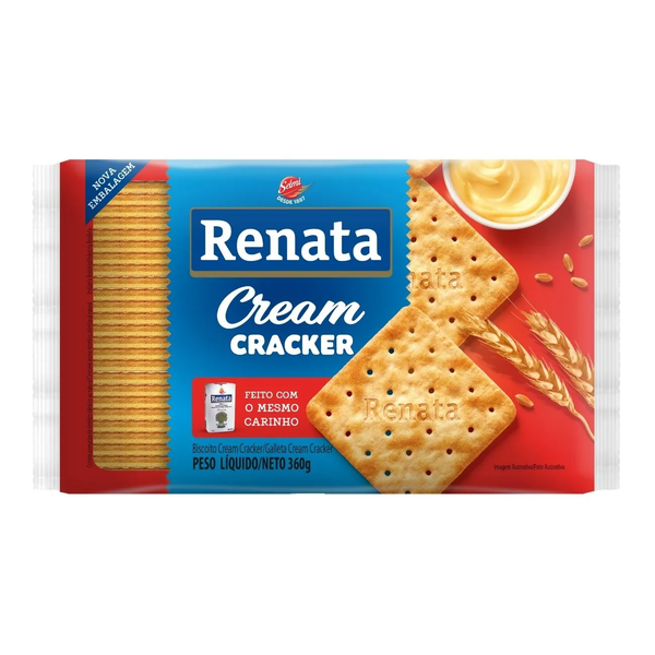 BISCOITO RENATA CREAM CRACKER 360G