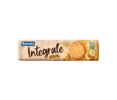 BISCOITO RENATA INTEGRALE AVEIA/MEL/BANANA 150G
