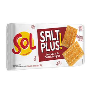 BISCOITO SOL SALT PLUS INTEGRAL 360G