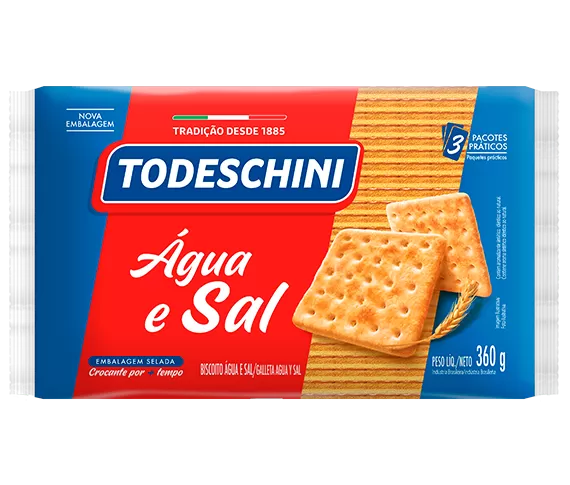 BISCOITO TODESCHINI AGUA E SAL 360G