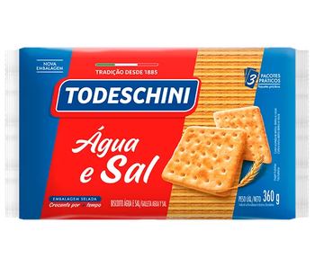 BISCOITO TODESCHINI AGUA E SAL 360G