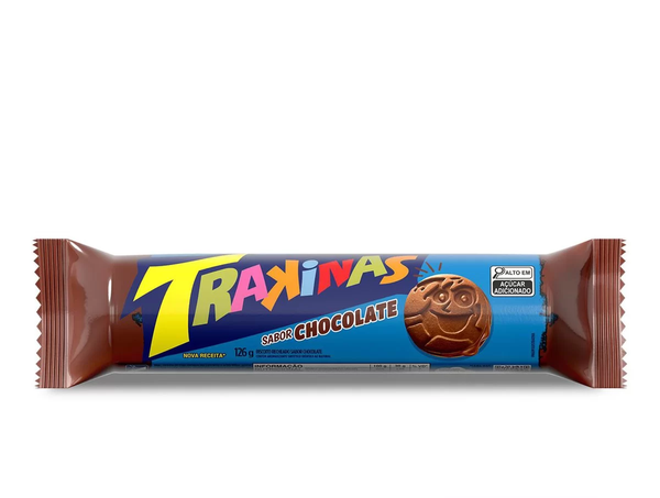 BISCOITO TRAKINAS CHOCOLATE 126G