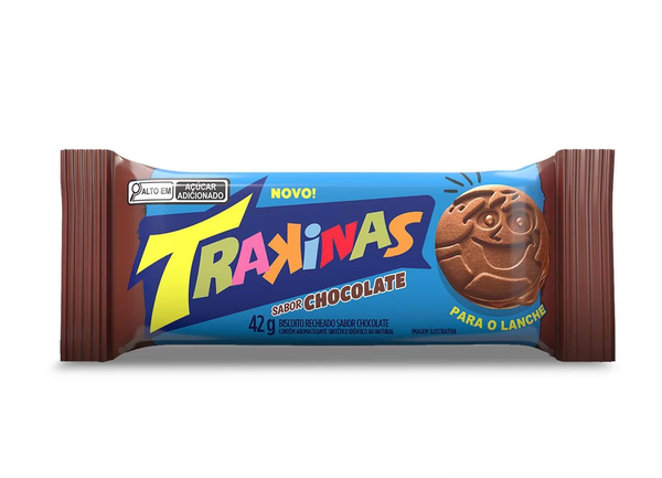 BISCOITO TRAKINAS CHOCOLATE 42G