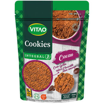 BISCOITO VITAO COOKIES INTEGRAL CACAU 200G