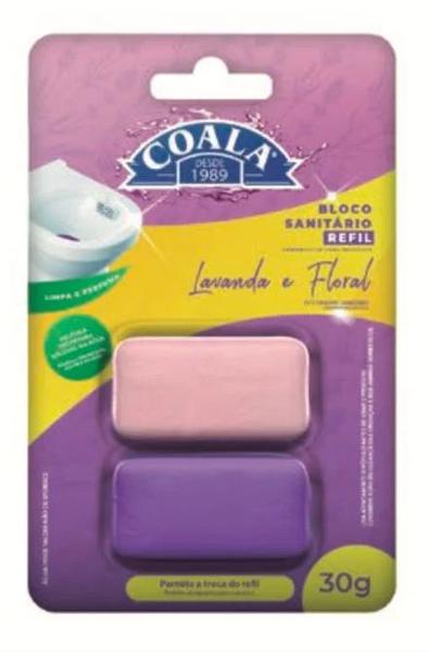 BLOCO SANITARIO COALA LAVANDA E FLORAL REFIL 30G