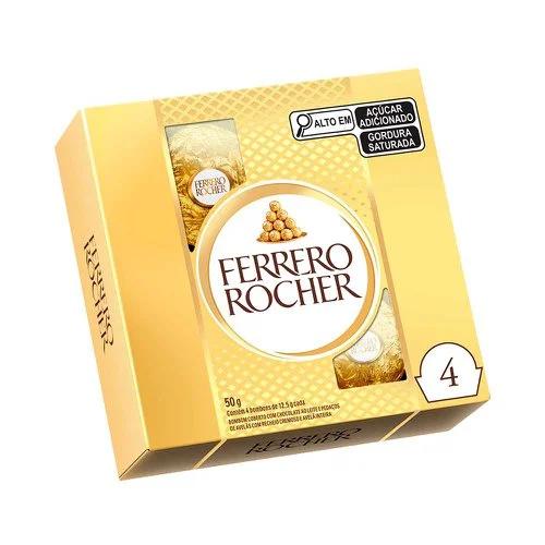 BOMBOM FERRERO ROCHER C/4 50G