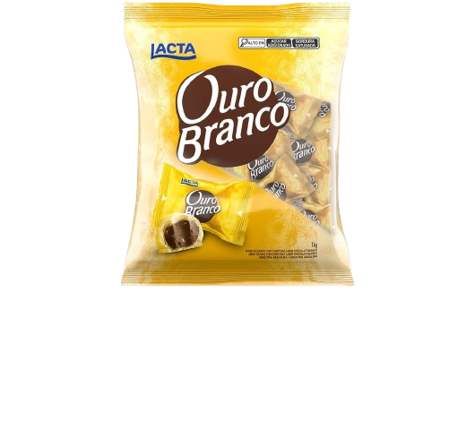 BOMBOM LACTA OURO BRANCO 1KG