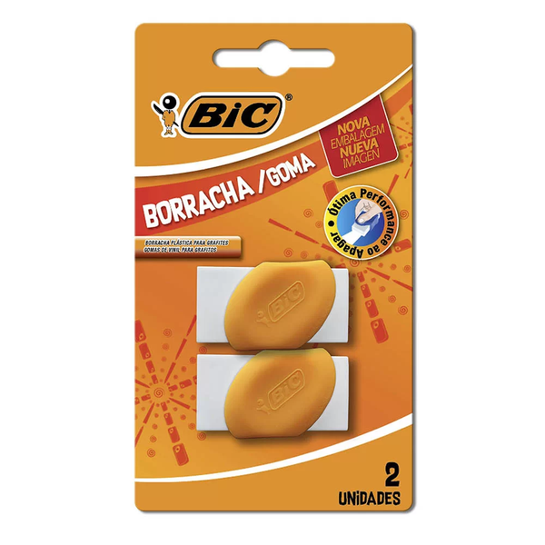 BORRACHA BIC BRANCA C/2