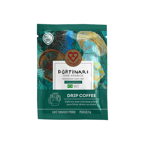 CAFE 3 CORACOES TORRADO MOIDO PORTINARI DRIP 11G