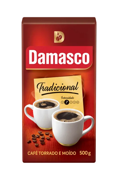 CAFE DAMASCO TORRADO MOIDO TRADICIONAL VACUO 500G