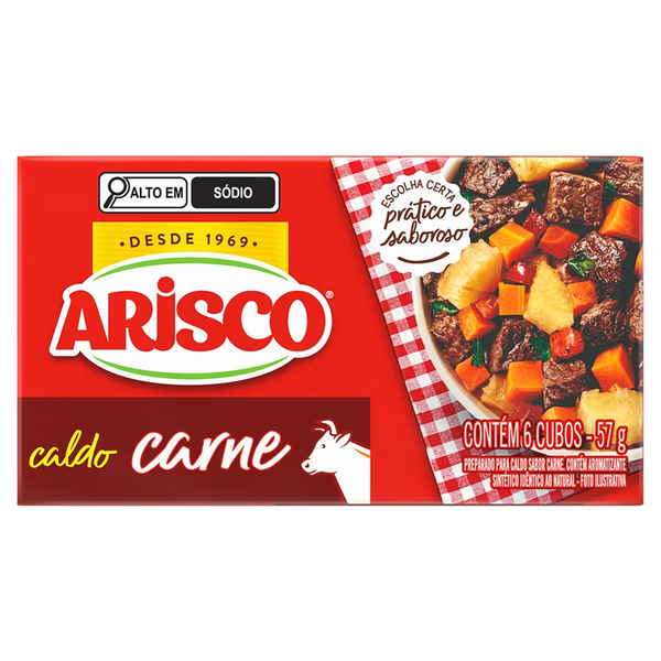 CALDO ARISCO CARNE 57G