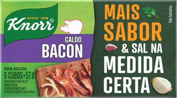 CALDO KNORR MAIS SABOR & SAL BACON 57G