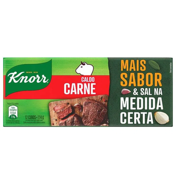 CALDO KNORR MAIS SABOR & SAL CARNE 114G