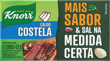 CALDO KNORR MAIS SABOR & SAL COSTELA 57G
