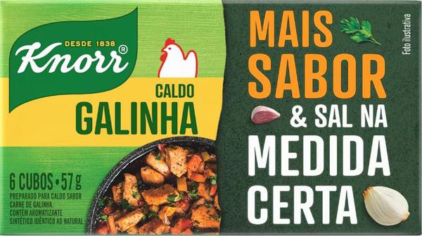 CALDO KNORR MAIS SABOR & SAL GALINHA 57G