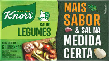 CALDO KNORR MAIS SABOR & SAL LEGUMES 57G