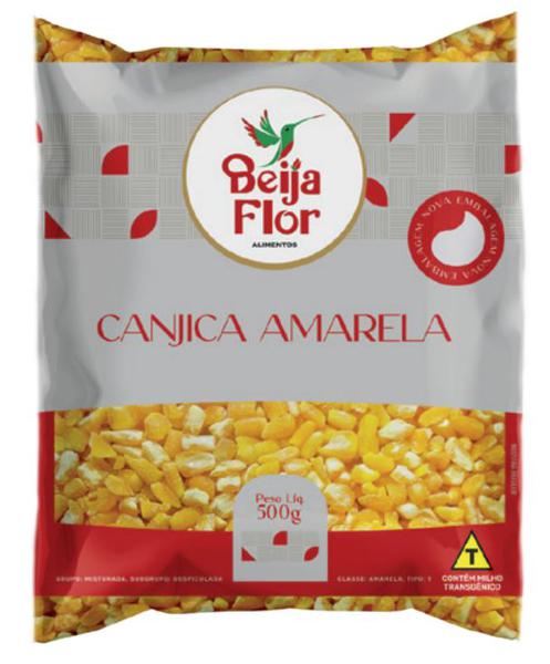 CANJICA BEIJA FLOR AMARELA 500G