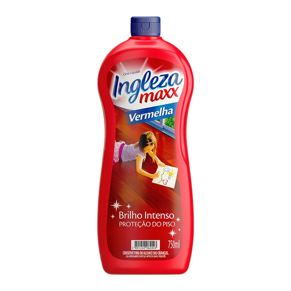CERA INGLEZA MAXX LIQUIDA VERMELHA 750ML
