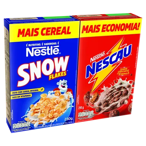 CEREAL NESTLE NESCAU 210G + SNOW FLAKES 230G