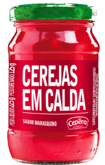 CEREJA EM CALDA CEPERA MARASCHINO 125G