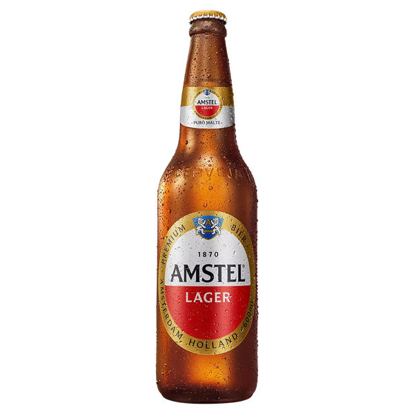 CERVEJA AMSTEL LAGER GARRAFA RETORNAVEL 600ML