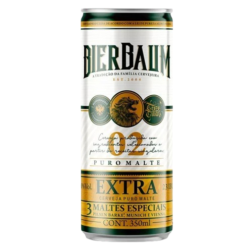 CERVEJA BIERBAUM EXTRA 350ML