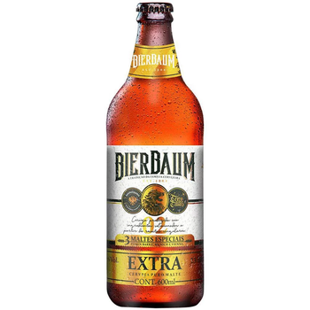 CERVEJA BIERBAUM EXTRA 3 MALTES ESPECIAIS 600ML