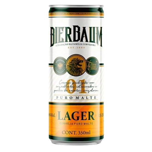 CERVEJA BIERBAUM LAGER 350ML