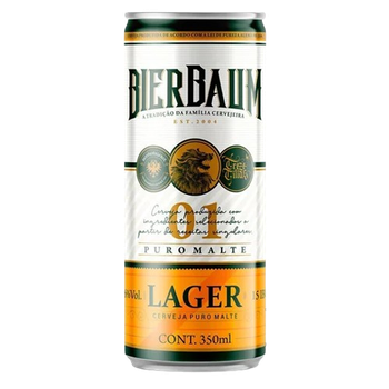 CERVEJA BIERBAUM LAGER 350ML