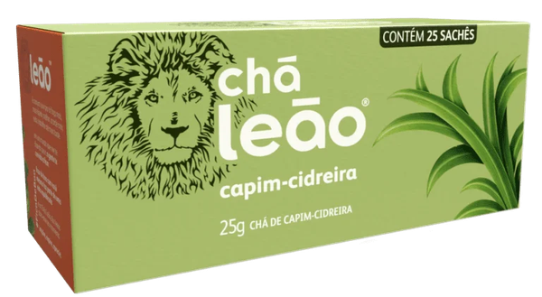 CHA LEAO CAPIM CIDREIRA C/25 25G