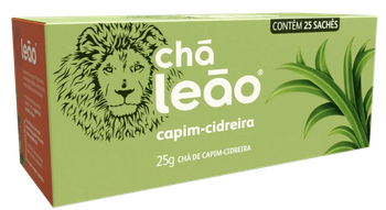 CHA LEAO CAPIM CIDREIRA C/25 25G