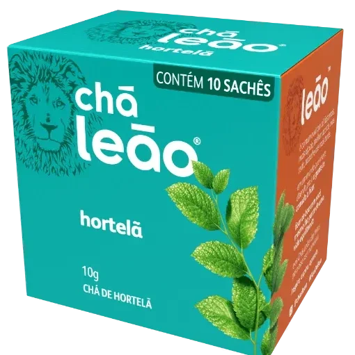 CHA LEAO HORTELA C/10 10G