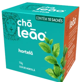 CHA LEAO HORTELA C/10 10G
