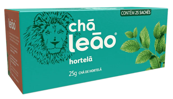 CHA LEAO HORTELA C/25 25G