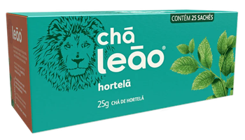 CHA LEAO HORTELA C/25 25G
