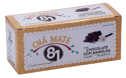 CHA MATE 81 CHOCOLATE C/BAUNILHA C/25 40G