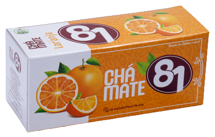 CHA MATE 81 LARANJA C/25 40G