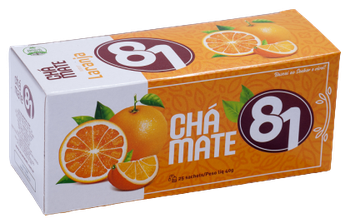 CHA MATE 81 LARANJA C/25 40G