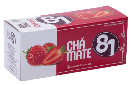 CHA MATE 81 MORANGO C/25 40G