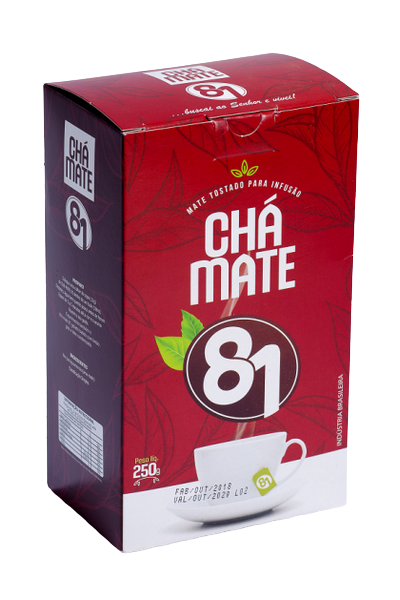 CHA MATE 81 TOSTADO P/INFUSAO 250G