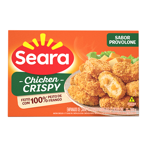 CHICKEN SEARA CRISPY PROVOLONE 300G