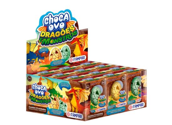 CHOCA OVO ZEN TOYS DRAGOES E MONSTROS