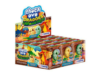 CHOCA OVO ZEN TOYS DRAGOES E MONSTROS