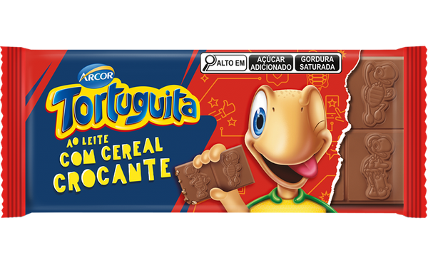 CHOCOLATE ARCOR TABLETE TORTUGUITA CROCANTE 80G