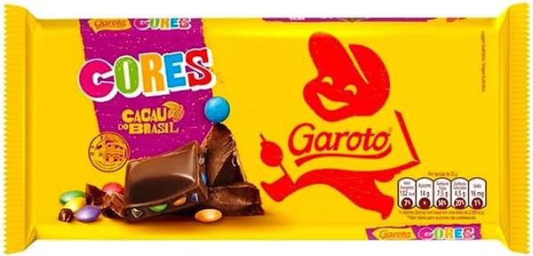 CHOCOLATE GAROTO CORES 80G