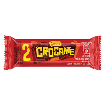 CHOCOLATE GAROTO CROCANTE 25G