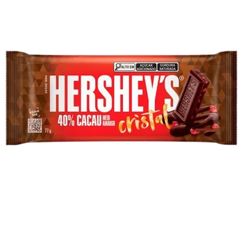 CHOCOLATE HERSHEY'S MEIO AMARGO CRISTAL 77G