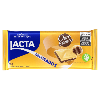 CHOCOLATE LACTA RECHEADO OURO BRANCO 98G